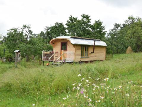 Zirkuswagen Villa Abendrot in Blumenwiese