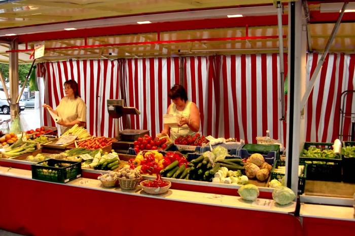 Wochenmarkt in Wilhelmsdorf