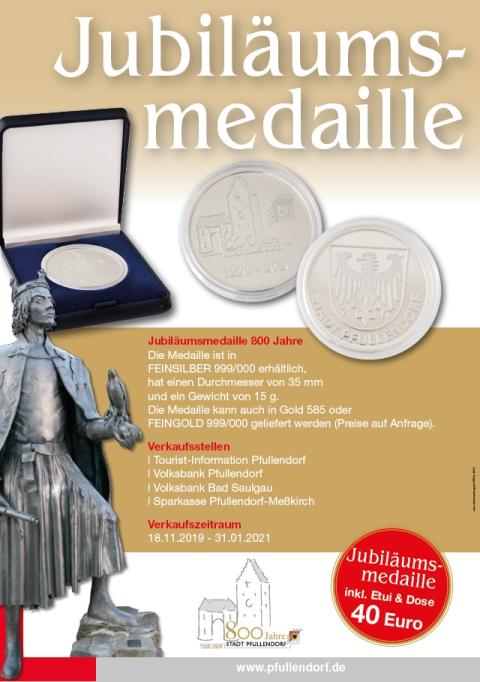 Jubiläumsmedaille Silber 