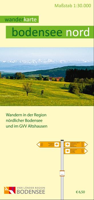 Wanderkarte Bodensee NORD