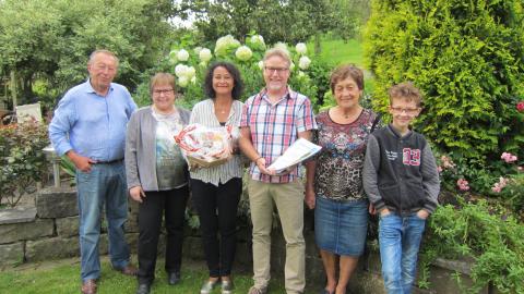 Zu Gast aus dem Dreiländereck in der Drei-Länder-Gemeinde